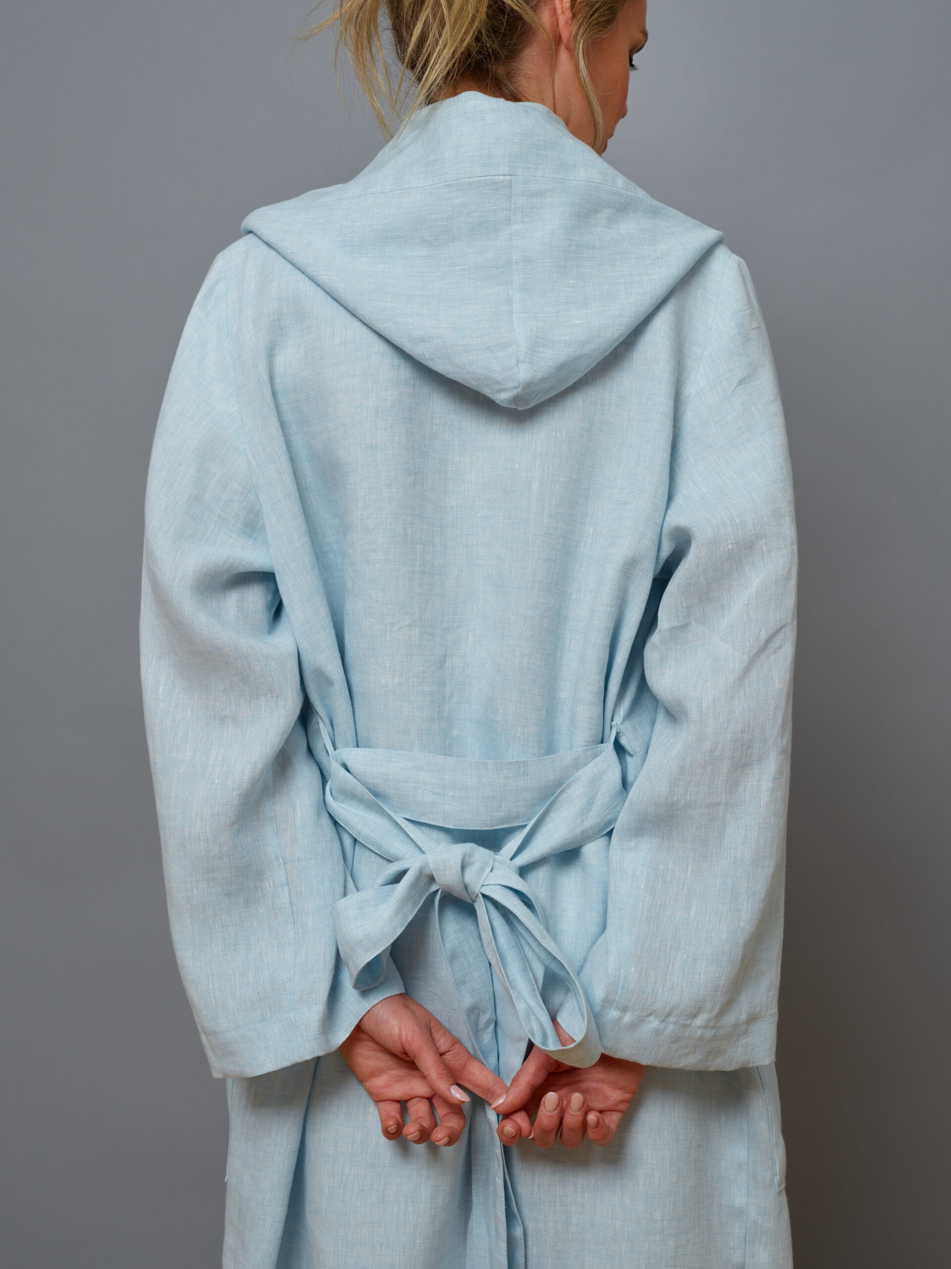 Irish Linen Robe Anne O'Mahony Dressmaker Bespoke Clothing for Women