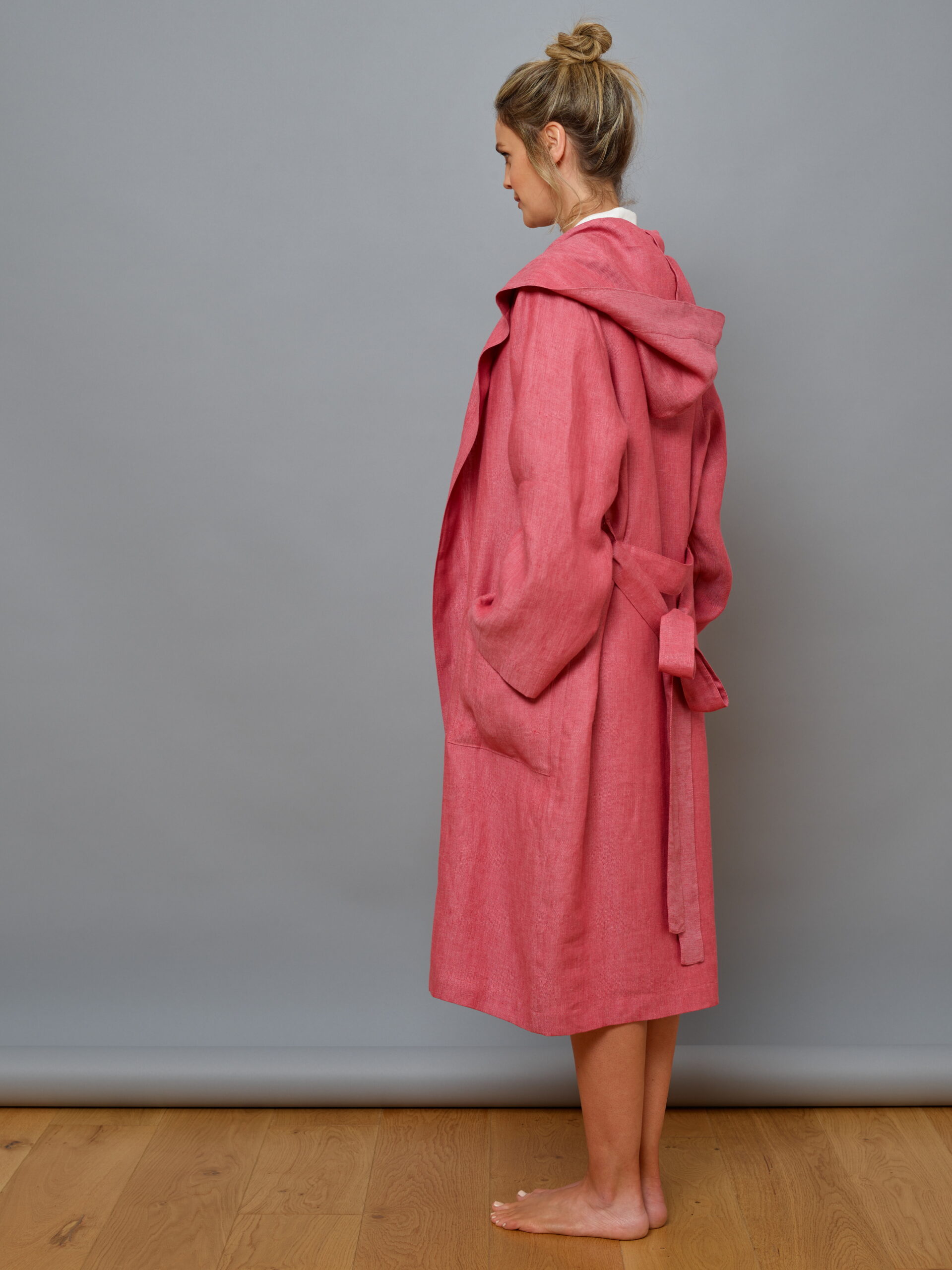 Irish Linen Robe Anne O'Mahony Dressmaker Bespoke Clothing for Women