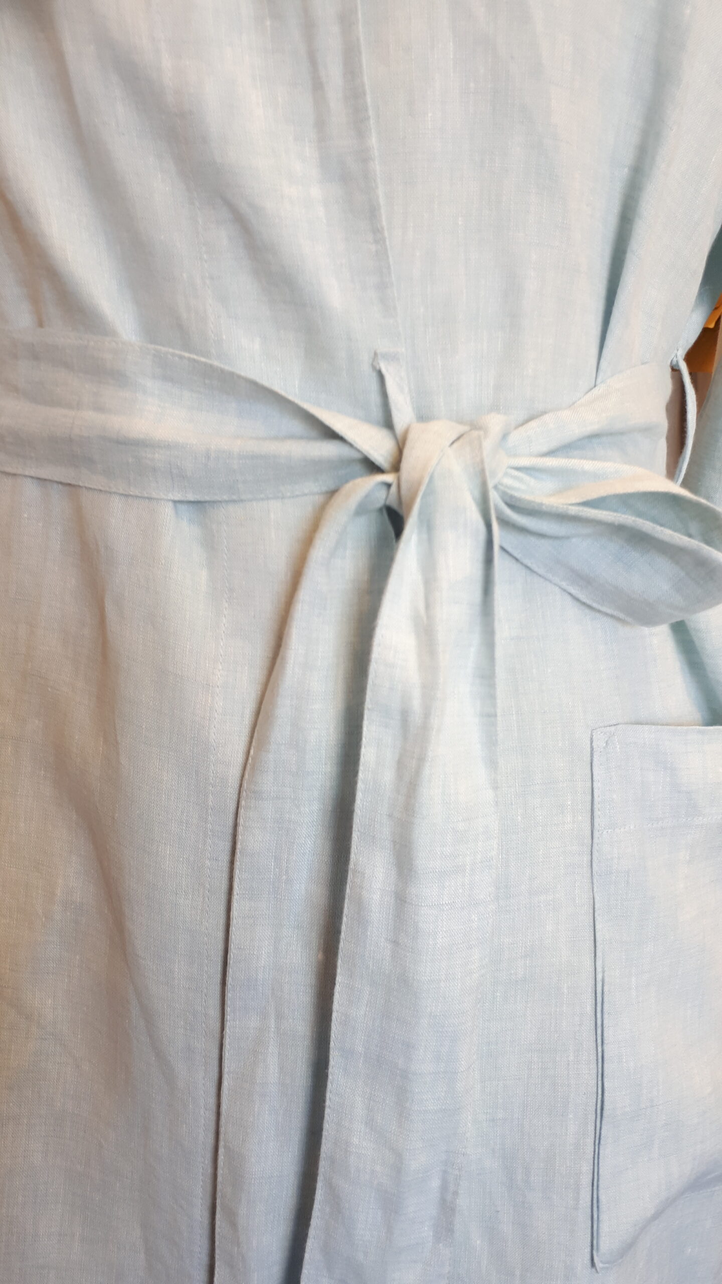 Irish Linen Robe Anne O'Mahony Dressmaker Bespoke Clothing for Women